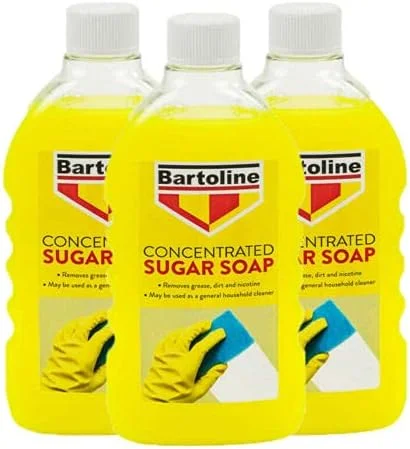 محلول غلیظ فلاسک شوینده قندی بارتولین MEW 500ML، از بین برنده چربی، کثیفی و نیکوتین، قابل استفاده به عنوان پاک کننده عمومی خانگی (3 عدد)