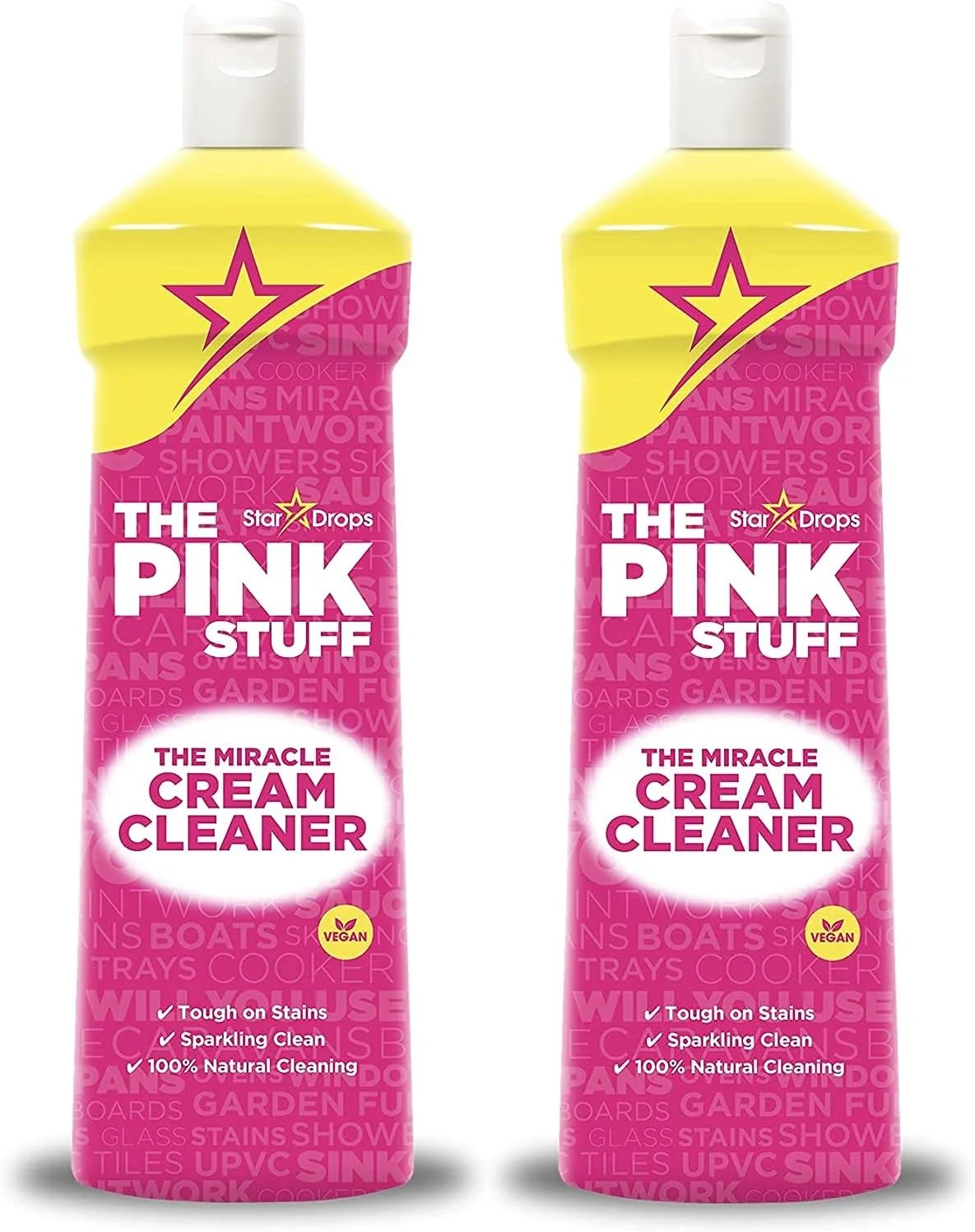 کرم تمیز کننده معجزه آسای پینک استاف استار دراپس، 500 میلی لیتر (بسته 2 عددی)