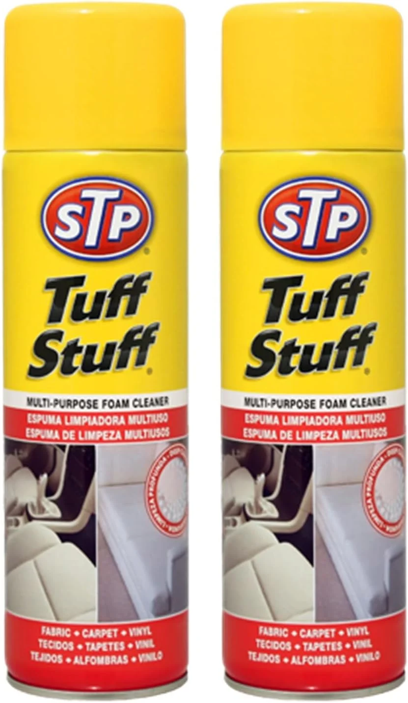 اسپری فوم پاک کننده چند منظوره STP TUFF Stuff: ایده آل برای تمیز کردن هر سطح قابل شستشو یا رنگ شده - بسته 2 عددی