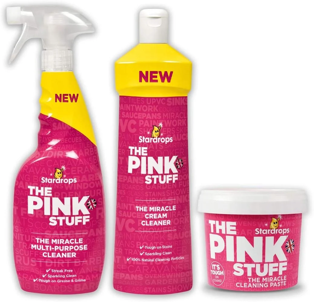 مجموعه تمیز کننده معجزه آسای پینک استاف استار دراپس (سه تایی) مورد تایید خانم هینچ