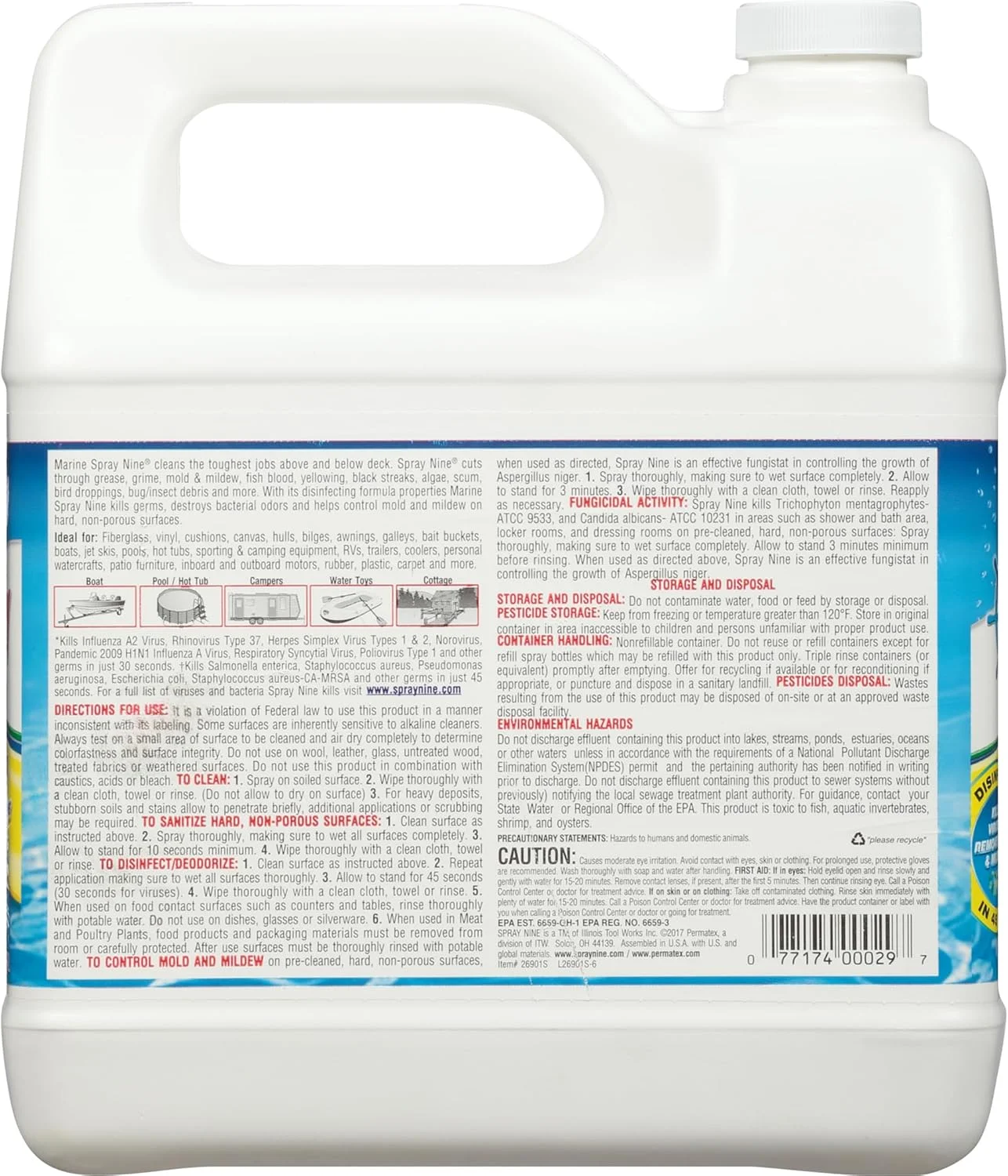 اسپری ناین 26901S پاک کننده دریایی - 1 گالن