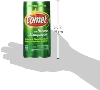 پودر پاک کننده کامت Spic And Span با سفید کننده (بدون ایجاد خراش) وزن خالص 396 گرم