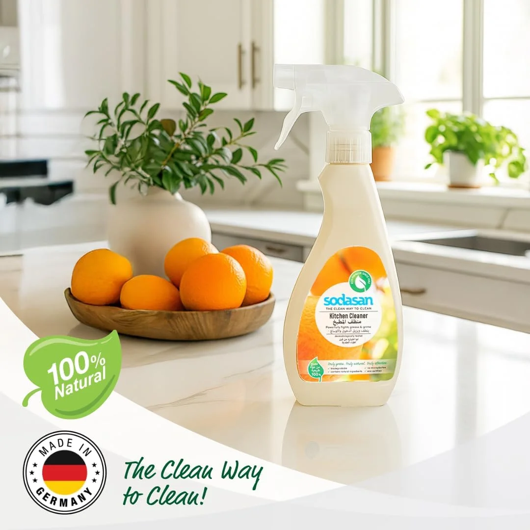 مایع پاک کننده آشپزخانه سوداسان 100% طبیعی 500 گرم