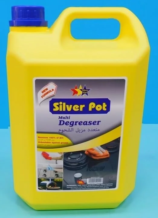 چربی زدای چند منظوره سیلور پات، پاک کننده 100% آلودگی، 5 لیتر