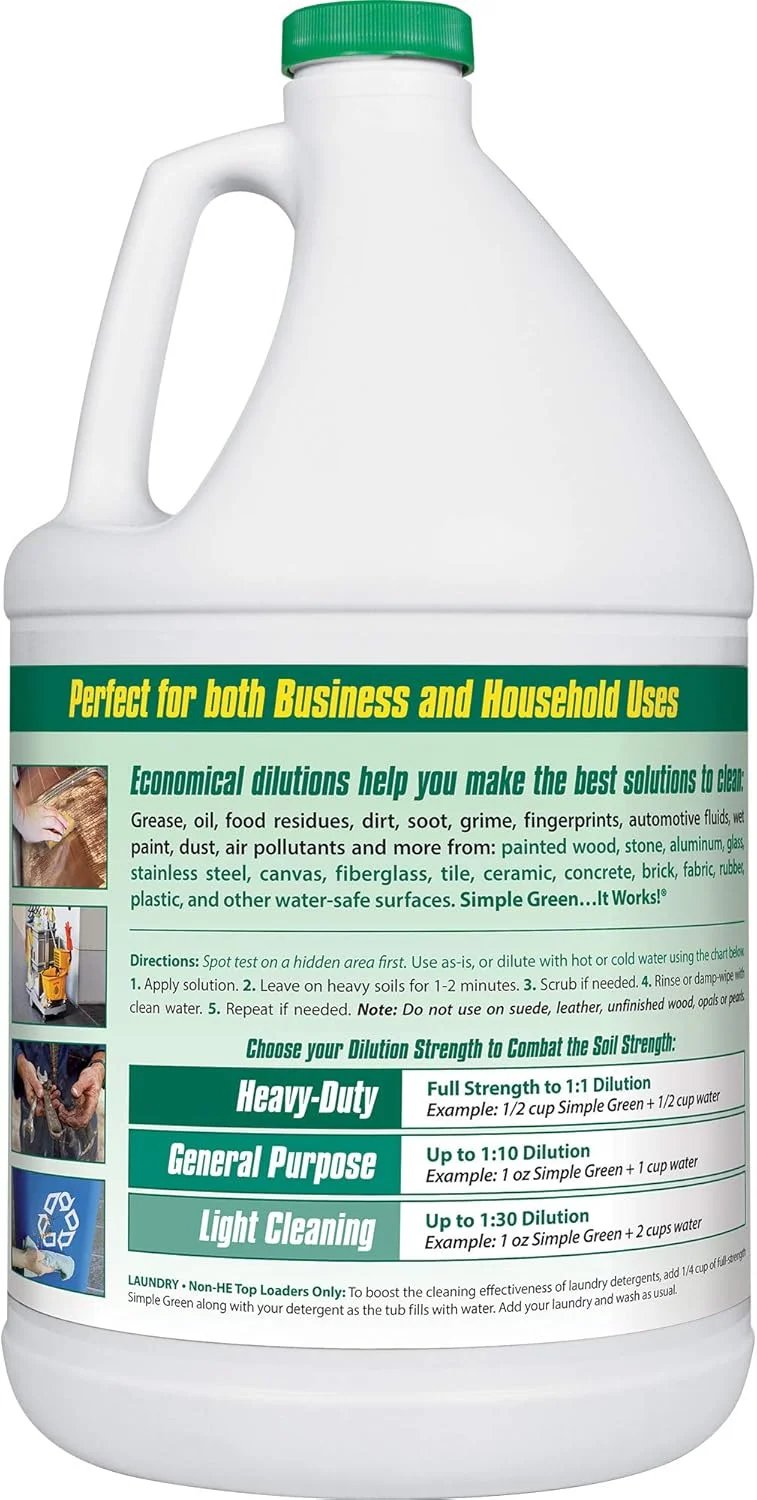 مایع پاک کننده چند منظوره غلیظ سیمپل گرین (3.78 لیتر) مایع پاک کننده چند منظوره غلیظ سیمپل گرین (3.78 لیتر)