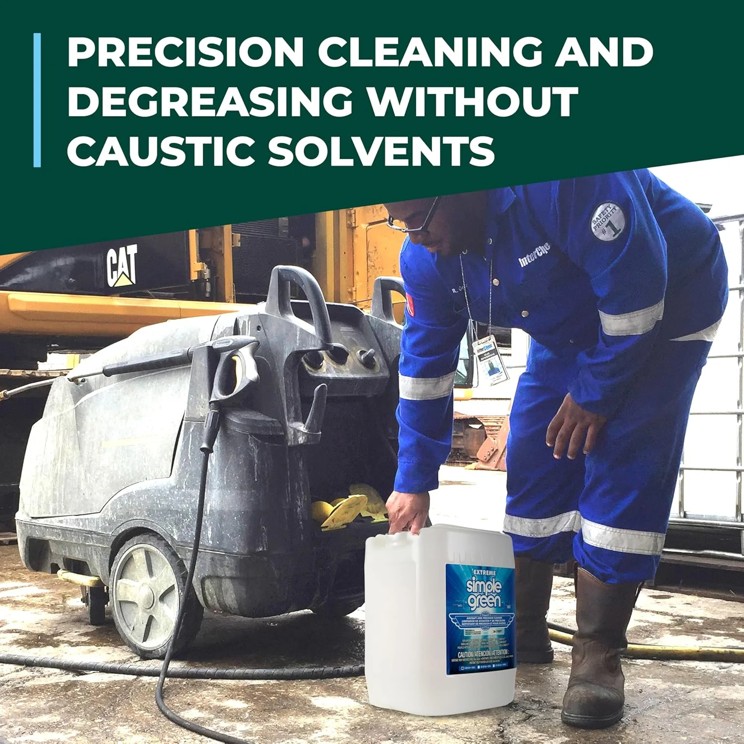 مایع پاک کننده قوی هواپیما و قطعات دقیق سیمپل گرین مدل 13406 حجم 1 گالن نسخه اصلی