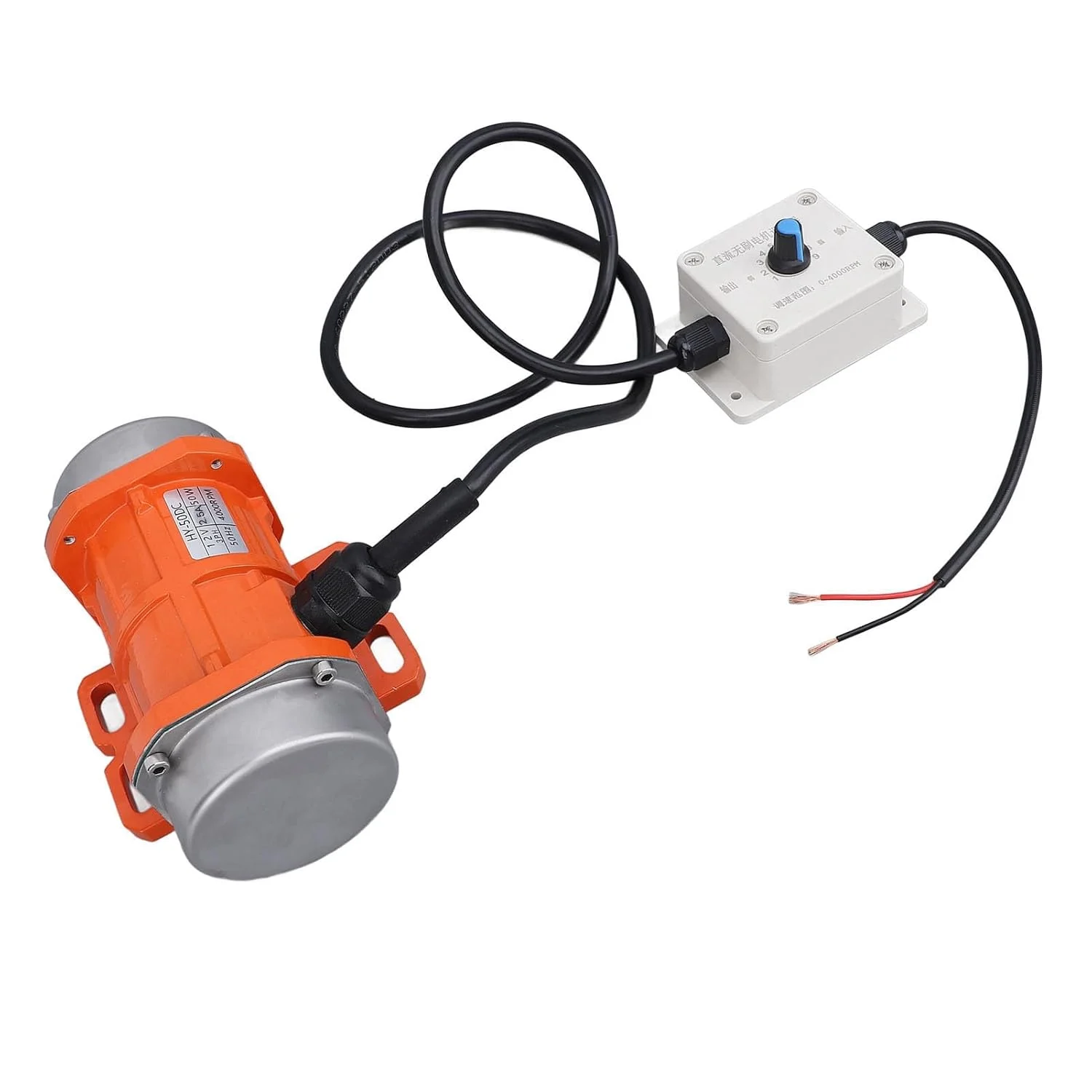 موتور ویبراتور بتن DC 12V 4000RPM براشلس آلیاژ آلومینیوم IP65 موتور ویبره برقی با کنترلر سرعت برای شیکر (50W) موتور ویبراتور بتن DC 12V 4000RPM براشلس آلیاژ آلومینیوم IP65 موتور ویبره برقی با کنترلر سرعت برای شیکر (50W)