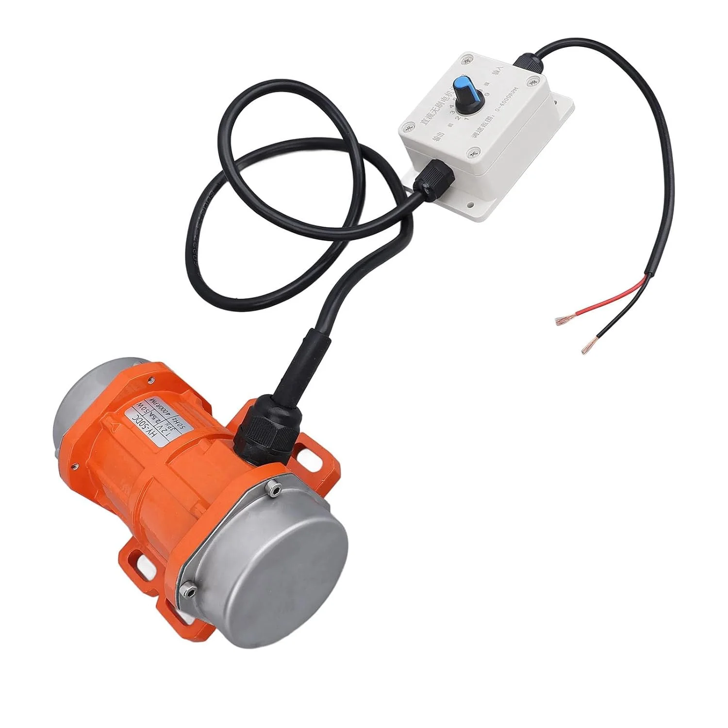 موتور ویبراتور بتن DC 12V 4000RPM براشلس آلیاژ آلومینیوم IP65 موتور ویبره برقی با کنترلر سرعت برای شیکر (50W) موتور ویبراتور بتن DC 12V 4000RPM براشلس آلیاژ آلومینیوم IP65 موتور ویبره برقی با کنترلر سرعت برای شیکر (50W)