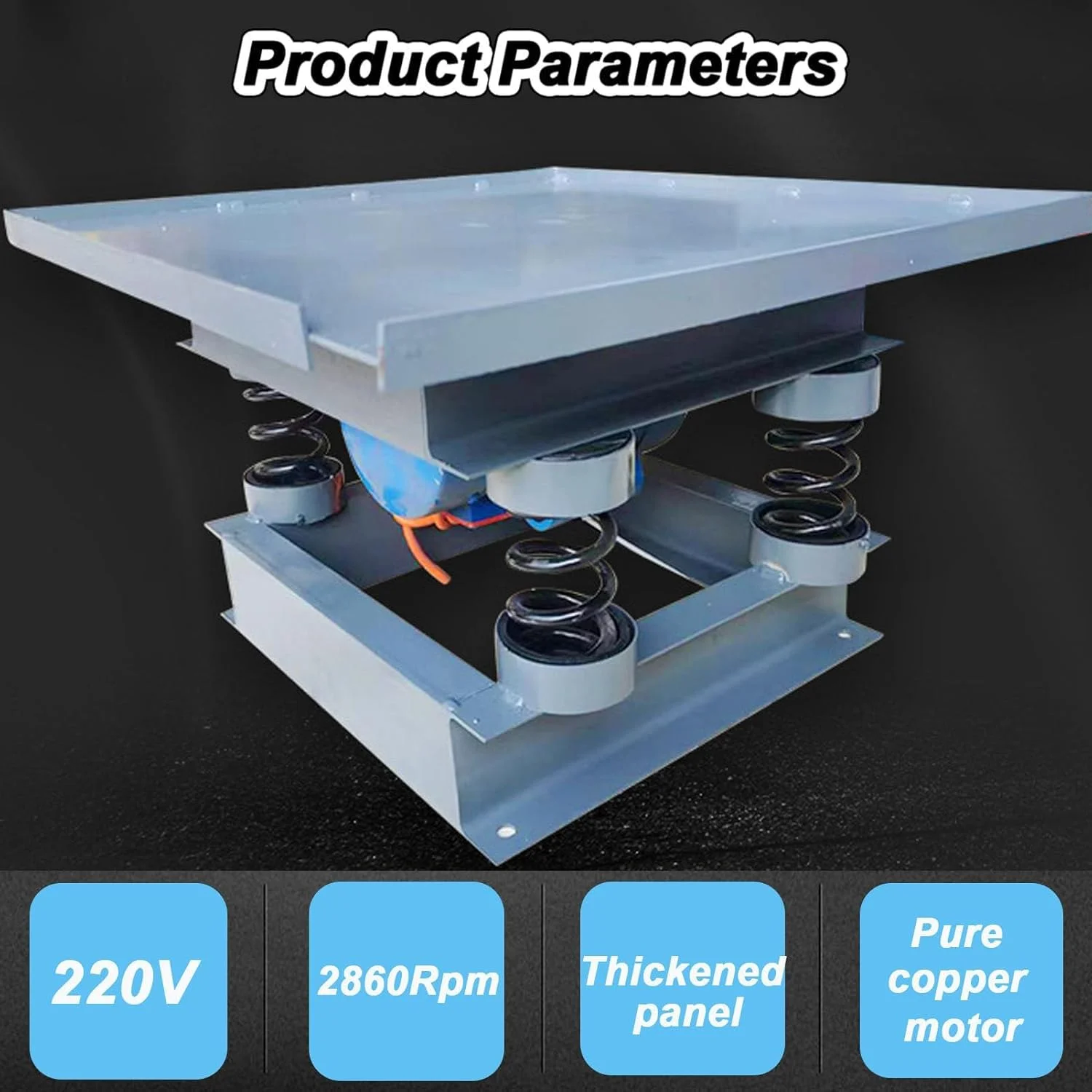 میز ویبره بتن 50 * 50 سانتی متر، پلتفرم ارتعاشی بلوک تست ارتعاش 2860 دور در دقیقه، موتور سیم مسی خالص، برای حذف حباب ها و رسوب میز ویبره بتن 50 * 50 سانتی متر، پلتفرم ارتعاشی بلوک تست ارتعاش 2860 دور در دقیقه، موتور سیم مسی خالص، برای حذف حباب ها و رسوب