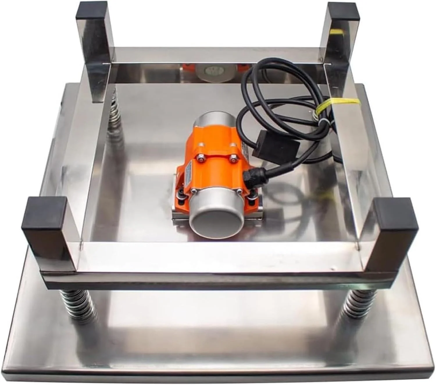 میز ویبره بتن کوچک، ویبراتور صفحه تخت بتنی برقی، تست لرزش، میز تست لرزش بتن استیل ضد زنگ برای حذف حباب ها، تکان دادن رسوب (220 ولت)