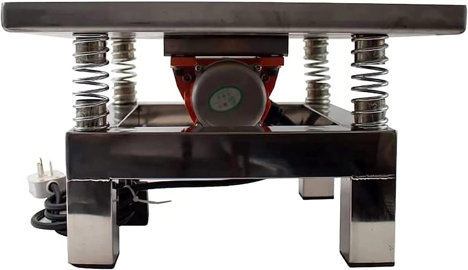 میز ویبره بتن، تست لرزش الکتریکی 35x35 سانتی متر، میز ویبره کوچک استیل ضد زنگ، پلتفرم لرزش بلوک تست نیمکتی، ویبراتور گچی دندانپزشکی مربعی، تجهیزات آزمایشگاهی ویبره