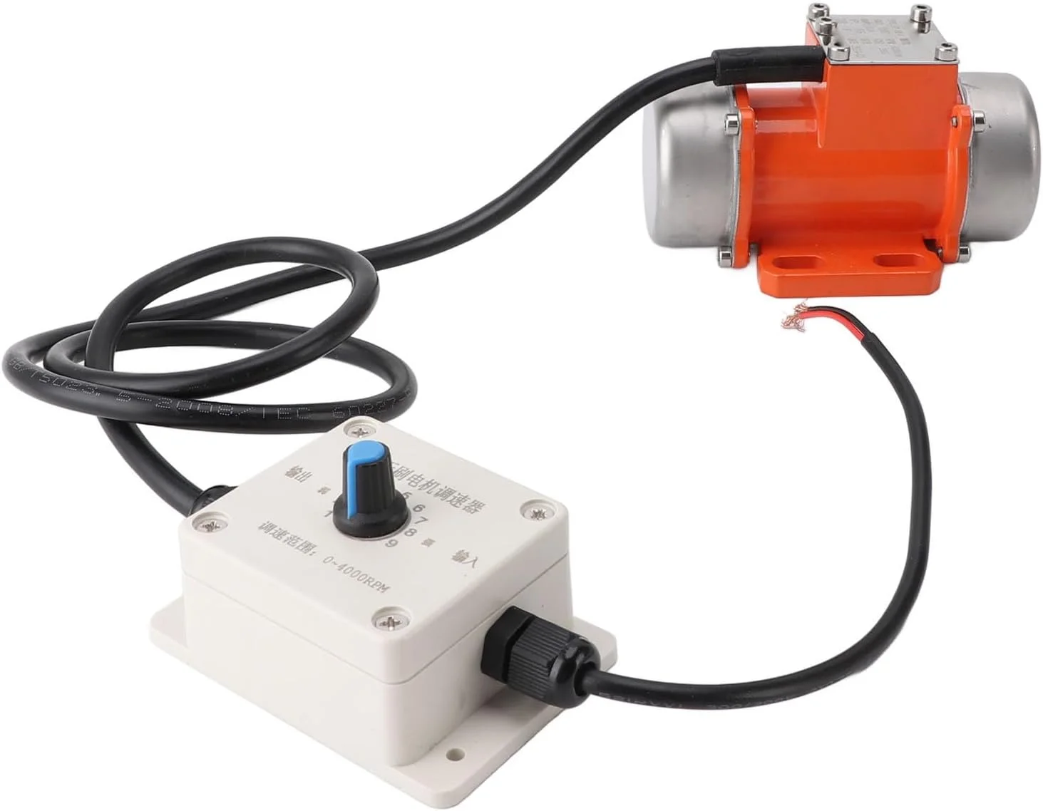 موتور ویبراتور بتن با کنترل کننده سرعت DC 24V بدون جاروبک IP65 آلیاژ آلومینیوم موتور ویبره برقی بتن (40W)