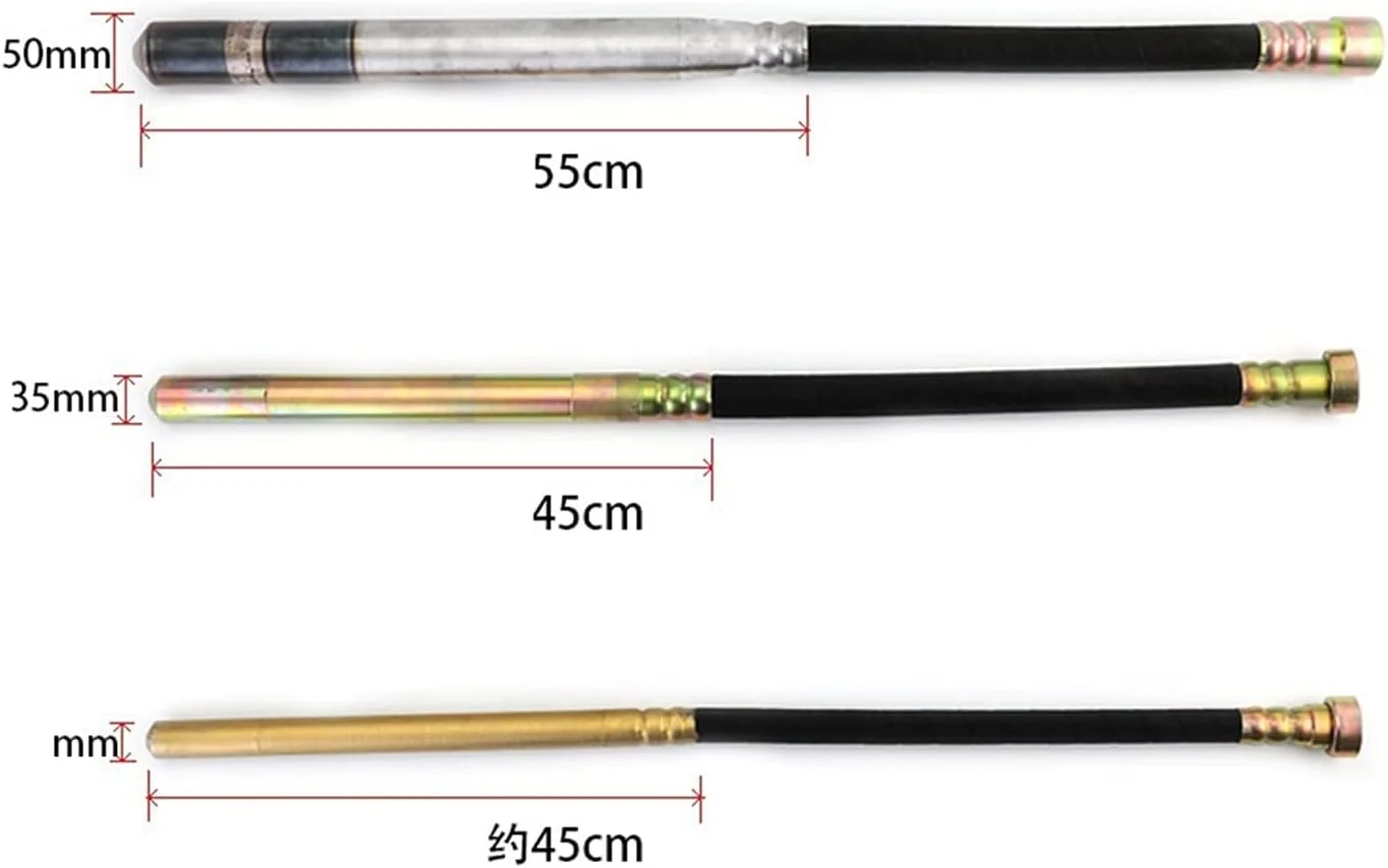 ویبراتور بتن FURLOU، ویبراتور بتن برقی دستی مدادی با شیلنگ 1 متری، 1.2 متری و 1.5 متری (سایز: [1800W] بدنه آلومینیومی تکی)