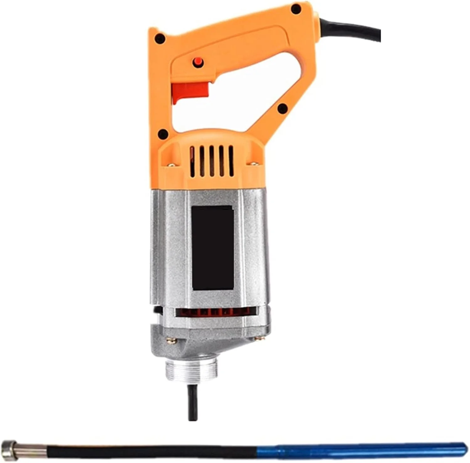 ویبراتور بتن GZDrdkf، ویبراتور برقی دستی، حذف کننده حباب سیمان با میله مسی 1 متری، 1.2 متری، 1.5 متری، ابزار بتن (2800 وات + میله 35# 1.5 متری)