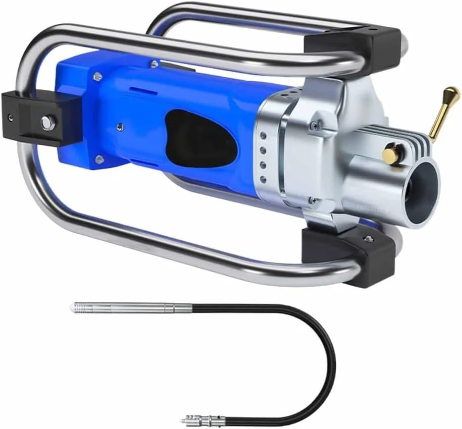 ویبراتور بتن قدرتمند YIGECHENXIN 3800W، ابزار ویبراتور سیمانی دستی 4000 دور در دقیقه با جعبه سوئیچ عایق ضد آب مناسب برای پل و خانه سازی ویبراتور بتن قدرتمند YIGECHENXIN 3800W، ابزار ویبراتور سیمانی دستی 4000 دور در دقیقه با جعبه سوئیچ عایق ضد آب مناسب برای پل و خانه سازی