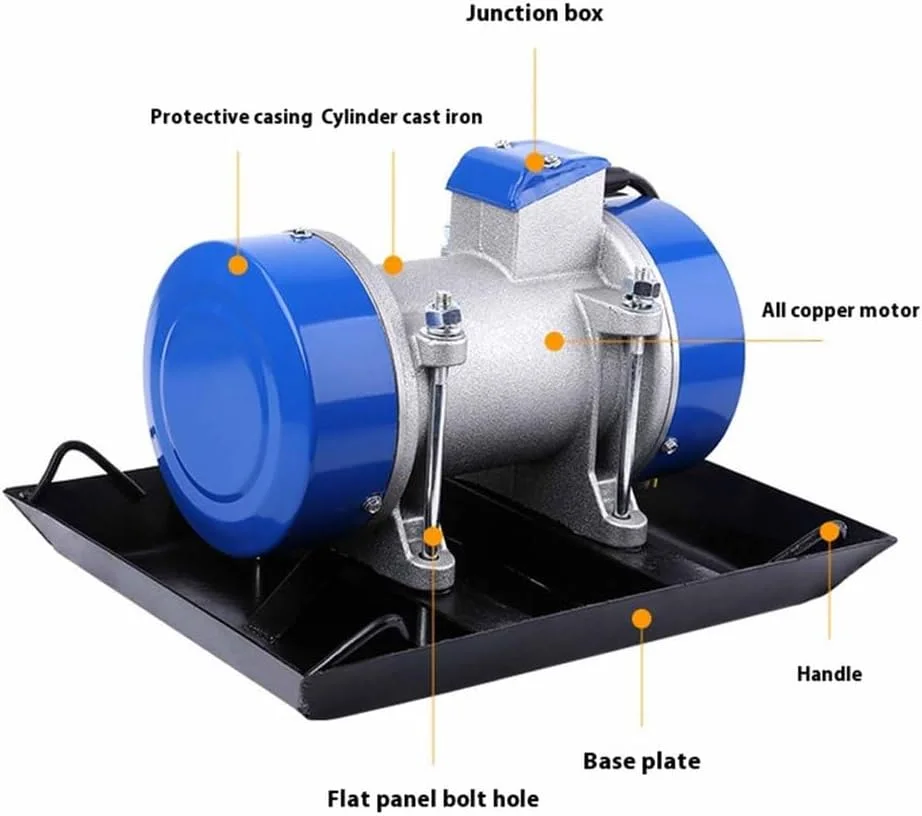 ماله ویبره ملات سیمانی ضد آب YIGECHENXIN، با سوئیچ خازنی، ویبراتور بتن سیمانی پرقدرت، صرفه جویی در زمان و تلاش، مناسب برای ساخت پل