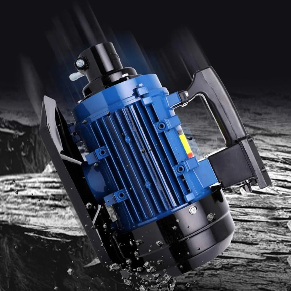 ویبراتور بتن برقی YIGECHENXIN با شفت انعطاف پذیر، ابزار همزن بتن تجاری قابل حمل، موتور مسی قدرتمند مناسب برای خانه ها، پل ها