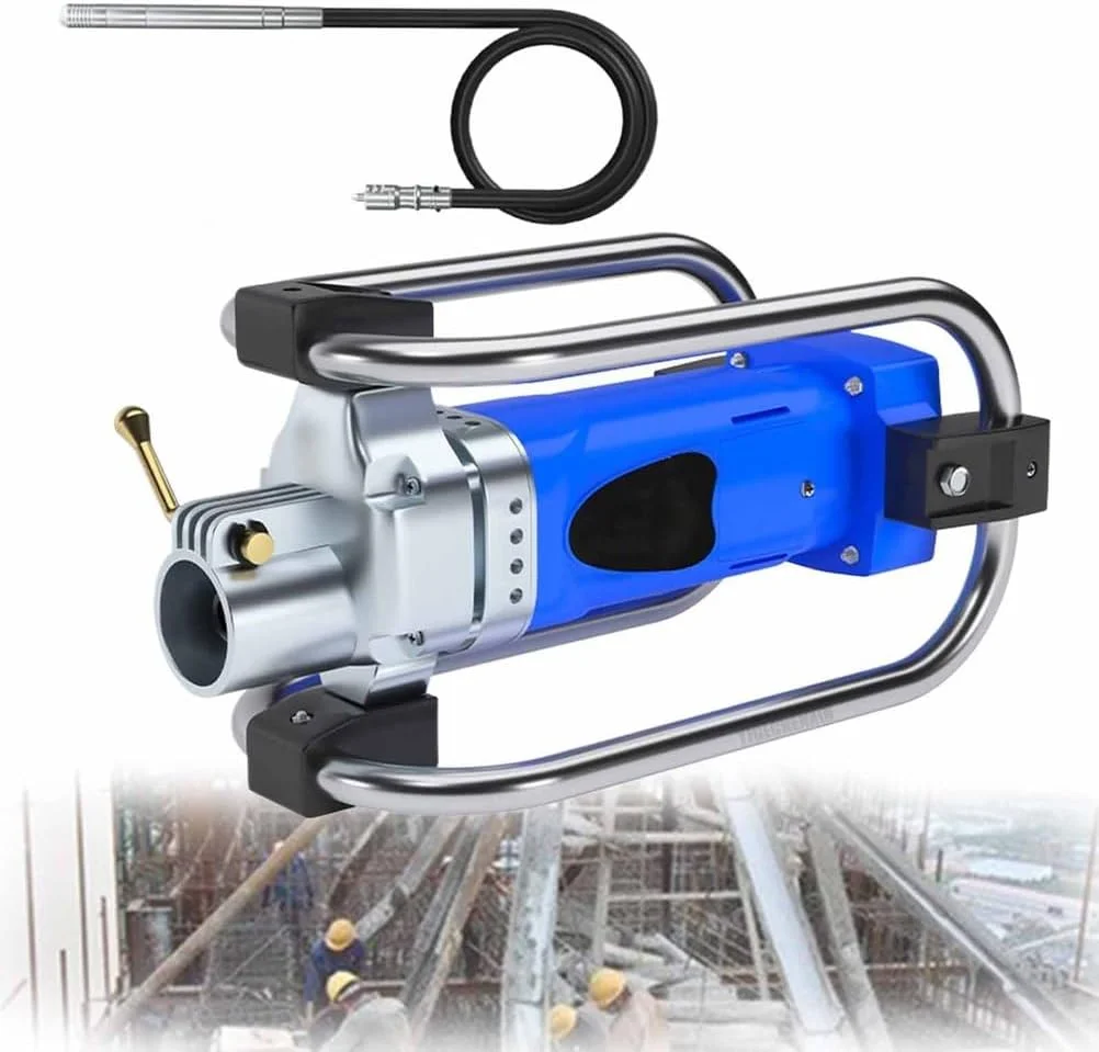 ابزار حذف حباب سیمان پرقدرت YIGECHENXIN، ویبراتور بتن برقی با شفت انعطاف پذیر 4 متری/6 متری/8 متری مناسب برای سدها و دریچه های آب ابزار حذف حباب سیمان پرقدرت YIGECHENXIN، ویبراتور بتن برقی با شفت انعطاف پذیر 4 متری/6 متری/8 متری مناسب برای سدها و دریچه های آب