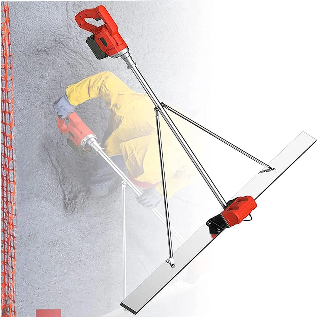 کیت ویبراتور سطح بتن، ابزار پرداخت بتن با باتری، ابزار تراز کننده ویبره سیمان، شمشه سطح بتن موتور براشلس، 3000-6000 دور در دقیقه کیت ویبراتور سطح بتن، ابزار پرداخت بتن با باتری، ابزار تراز کننده ویبره سیمان، شمشه سطح بتن موتور براشلس، 3000-6000 دور در دقیقه