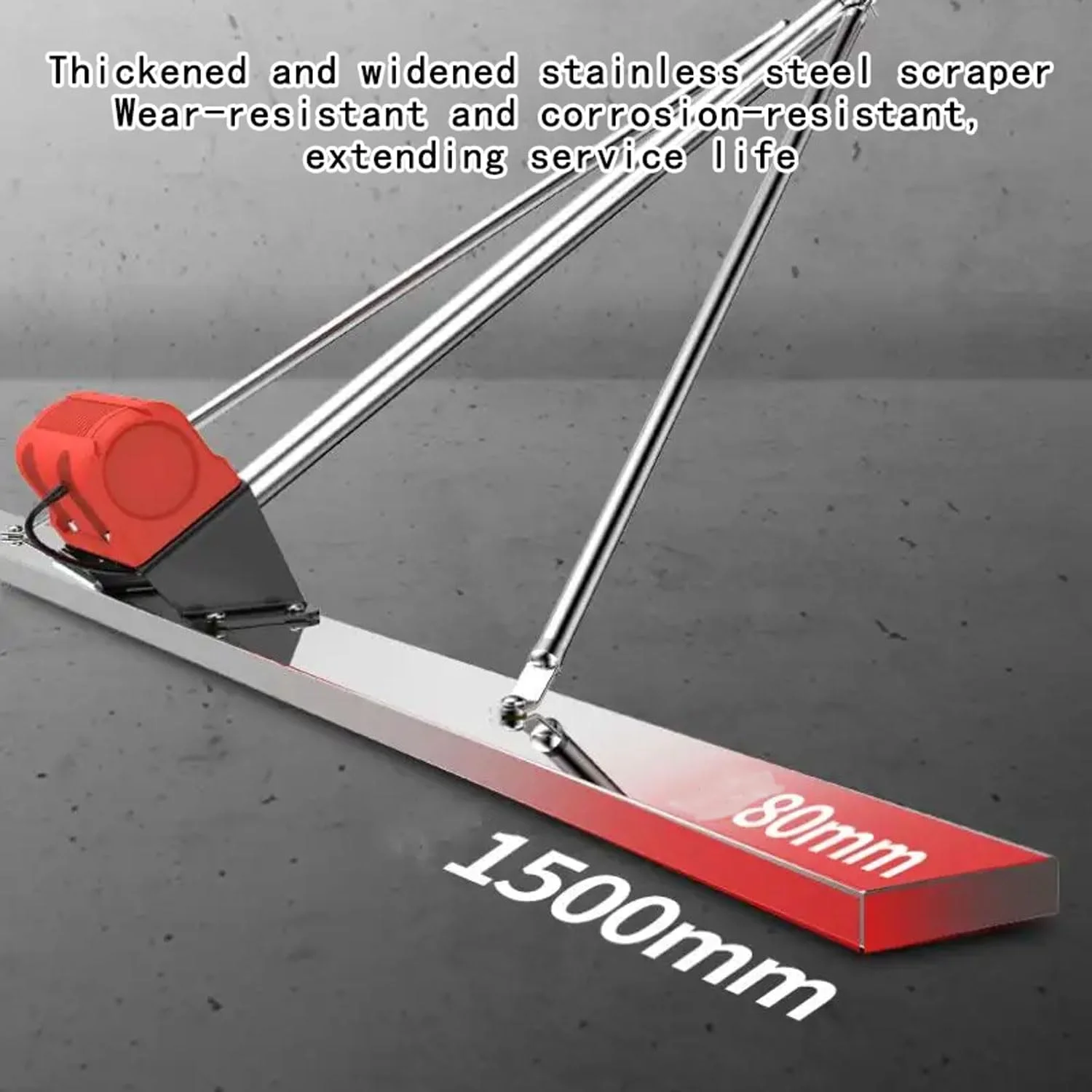 ماله برقی ویبره بتن، ابزار بتن خراش بی سیم 6000 دور در دقیقه، تراز کننده کف با تخته 1.5 متری، تراز کننده بتن ارتعاشی با فرکانس بالا با میله اکستنشن، برای جاده، سایت ساخت و ساز