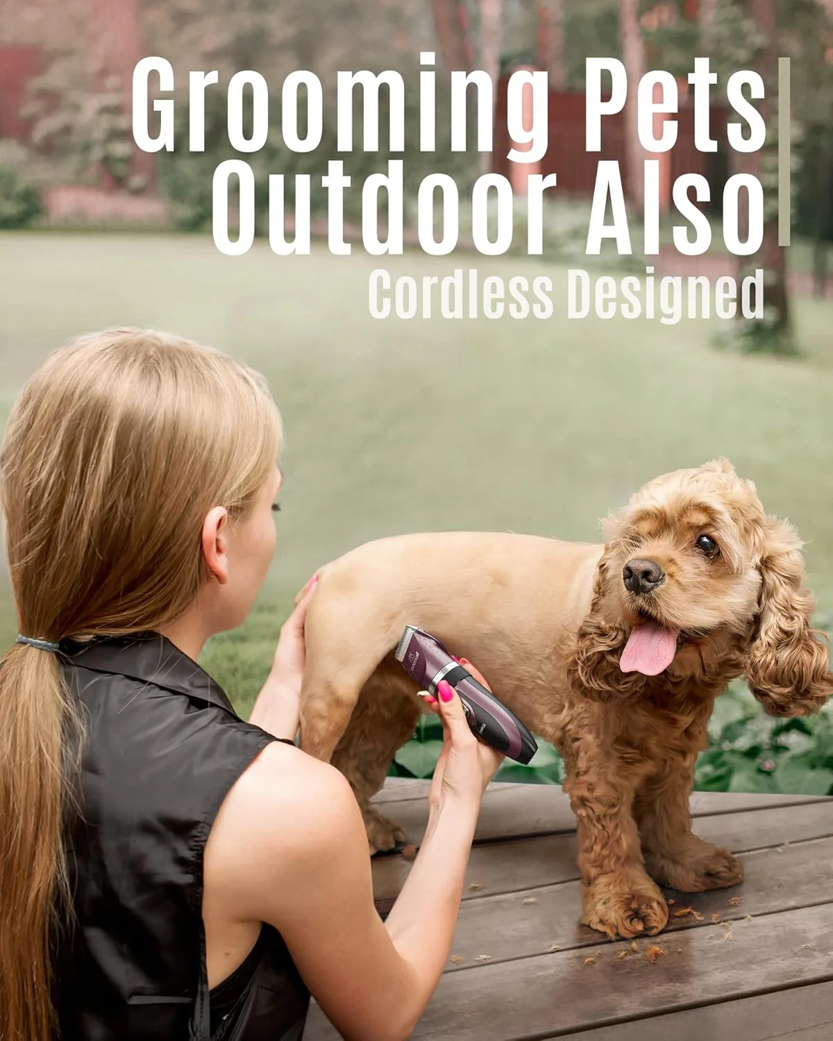 oneisall Professional Long Thick Hair Clippers for Cats and Animals Silent for Small Large Dogs Cats Pets (Gold) (Pink) oneisall Professional Long Thick Hair Clippers for Cats and Animals Silent for Small Large Dogs Cats Pets (Gold) (Pink)