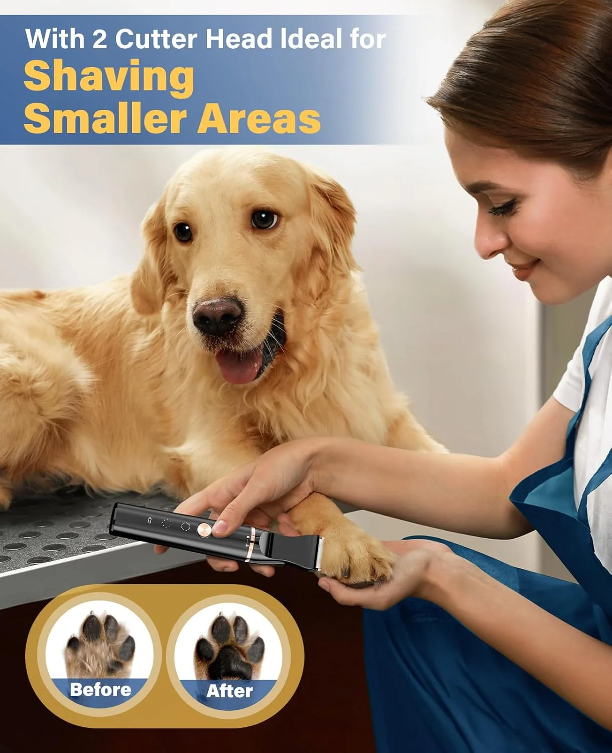 ست اصلاح سگ Oneisall برای موهای ضخیم و متراکم - ماشین اصلاح بی سیم قابل شارژ با صدای کم به همراه تیغه استیل ضد زنگ و موزن پنجه - ماشین اصلاح ضد آب برای حیوانات خانگی و حیوانات ست اصلاح سگ Oneisall برای موهای ضخیم و متراکم - ماشین اصلاح بی سیم قابل شارژ با صدای کم به همراه تیغه استیل ضد زنگ و موزن پنجه - ماشین اصلاح ضد آب برای حیوانات خانگی و حیوانات