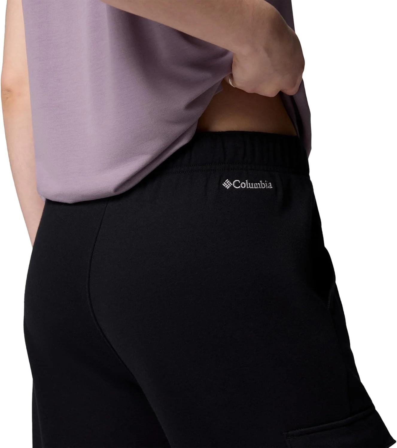 شلوار کارگو پشمی زنانه کلمبیا مدل Aldermore، مشکی، سایز اسمال