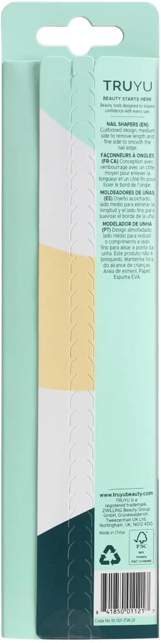 سوهان ناخن دو طرفه Truyu QVS 2 - سوهان ناخن سمباده ای ظریف - سبز - ست 2 عددی سوهان ناخن دو طرفه Truyu QVS 2 - سوهان ناخن سمباده ای ظریف - سبز - ست 2 عددی
