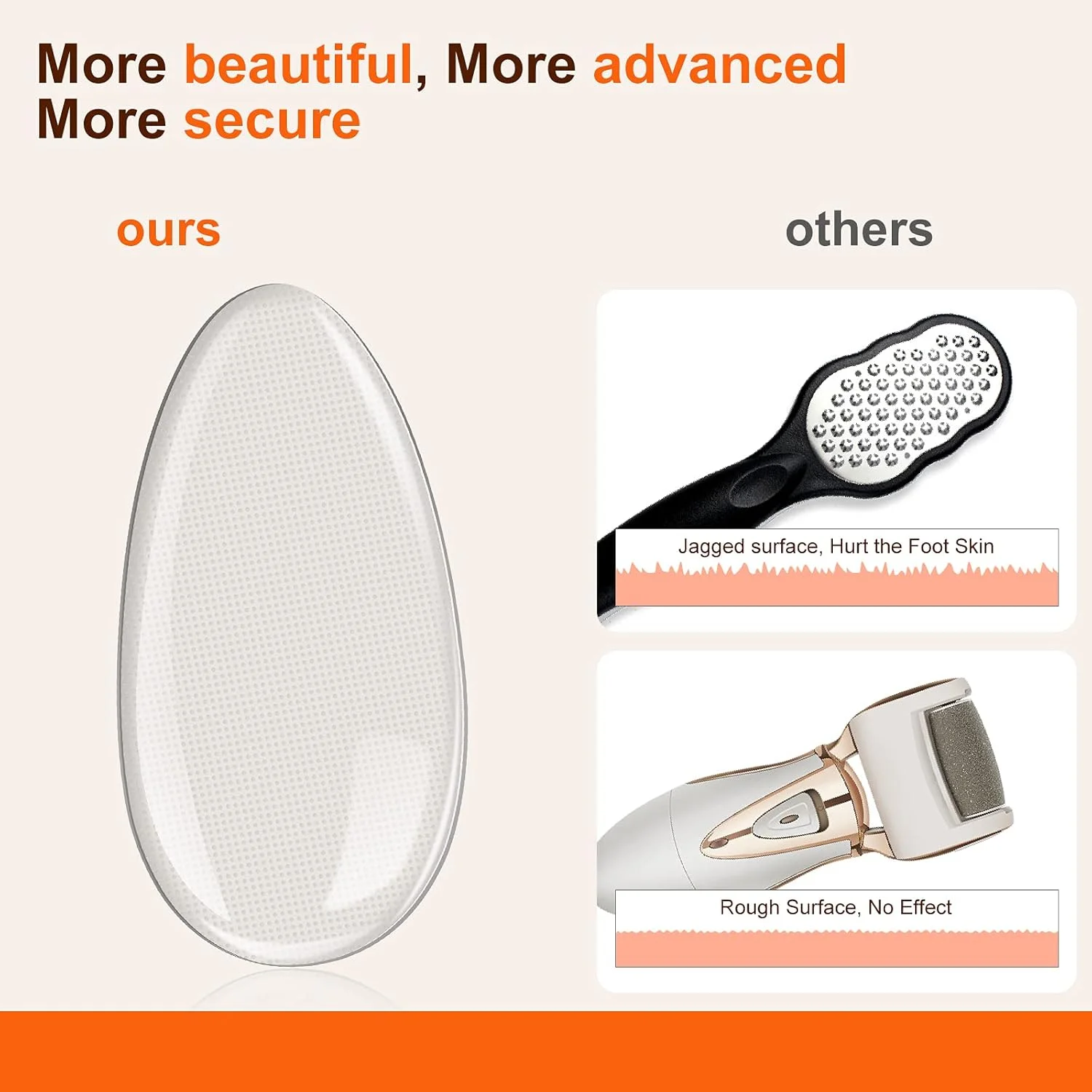 سوهان نانو پا زنگرنت - سوهان شیشه ای نانو از بین برنده پینه دست و پا، اسکرابر حرفه ای پدیکور، ابزار پدیکور مراقبت از پا، اسکرابر برای از بین بردن پوست مرده پا، از بین برنده پوست خشک و سخت سوهان نانو پا زنگرنت - سوهان شیشه ای نانو از بین برنده پینه دست و پا، اسکرابر حرفه ای پدیکور، ابزار پدیکور مراقبت از پا، اسکرابر برای از بین بردن پوست مرده پا، از بین برنده پوست خشک و سخت