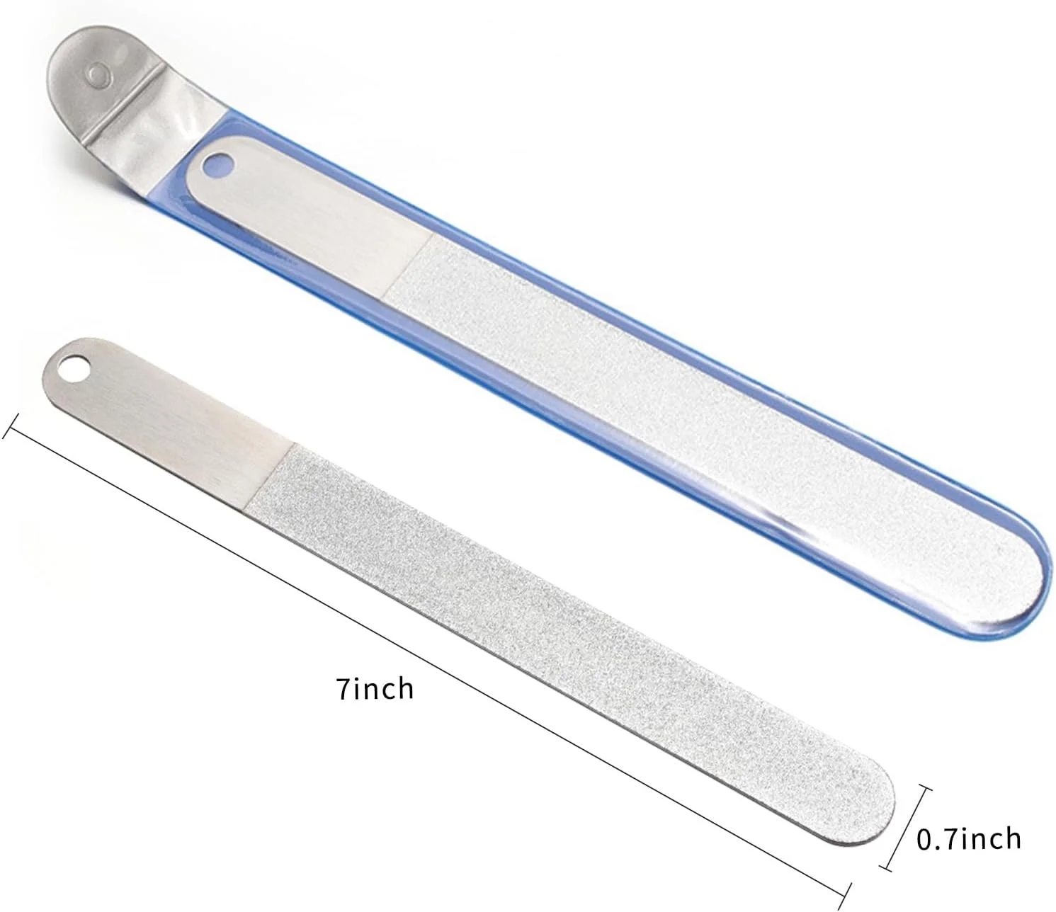 سوهان ناخن الماسه Sulives - سوهان استیل ضد زنگ برای مراقبت از دست و پا، مناسب برای آقایان و بانوان سوهان ناخن الماسه Sulives - سوهان استیل ضد زنگ برای مراقبت از دست و پا، مناسب برای آقایان و بانوان