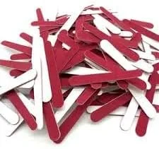 سوهان ناخن، تخته سمباده کوچک برای ناخن، سوهان ناخن درجه 180 برای ناخن های طبیعی، بسته سوهان نازک ابزارهای مانیکور برای استفاده خانگی 5 عددی