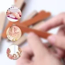 سوهان ناخن، تخته سمباده کوچک برای ناخن، سوهان ناخن درجه 180 برای ناخن های طبیعی، بسته سوهان نازک ابزارهای مانیکور برای استفاده خانگی 5 عددی