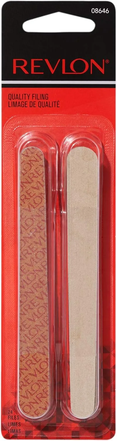 سوهان ناخن فشرده رولون، دو طرفه برای شکل دادن و صاف کردن ناخن های دست و پا، 24 عدد