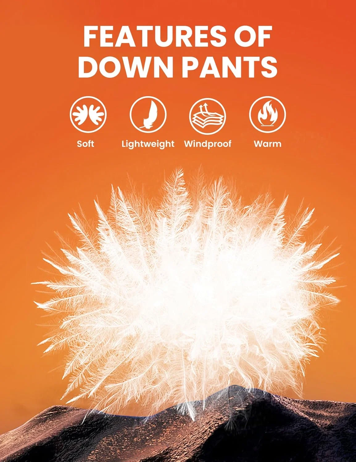 شلوار گرم زنانه Gihuo، ضد باد، مناسب اسکی و برف در فضای باز