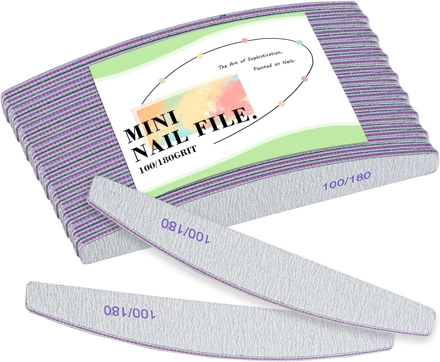 بسته 25 عددی سوهان ناخن قابل استفاده مجدد، سوهان ناخن دو طرفه با درجه زبری 100/180 برای ناخن های ژلی و ناخن های اکریلیک، ابزار مانیکور برای استفاده در سالن و منزل (خاکستری B، 25 عدد، درجه زبری 100/180) بسته 25 عددی سوهان ناخن قابل استفاده مجدد، سوهان ناخن دو طرفه با درجه زبری 100/180 برای ناخن های ژلی و ناخن های اکریلیک، ابزار مانیکور برای استفاده در سالن و منزل (خاکستری B، 25 عدد، درجه زبری 100/180)