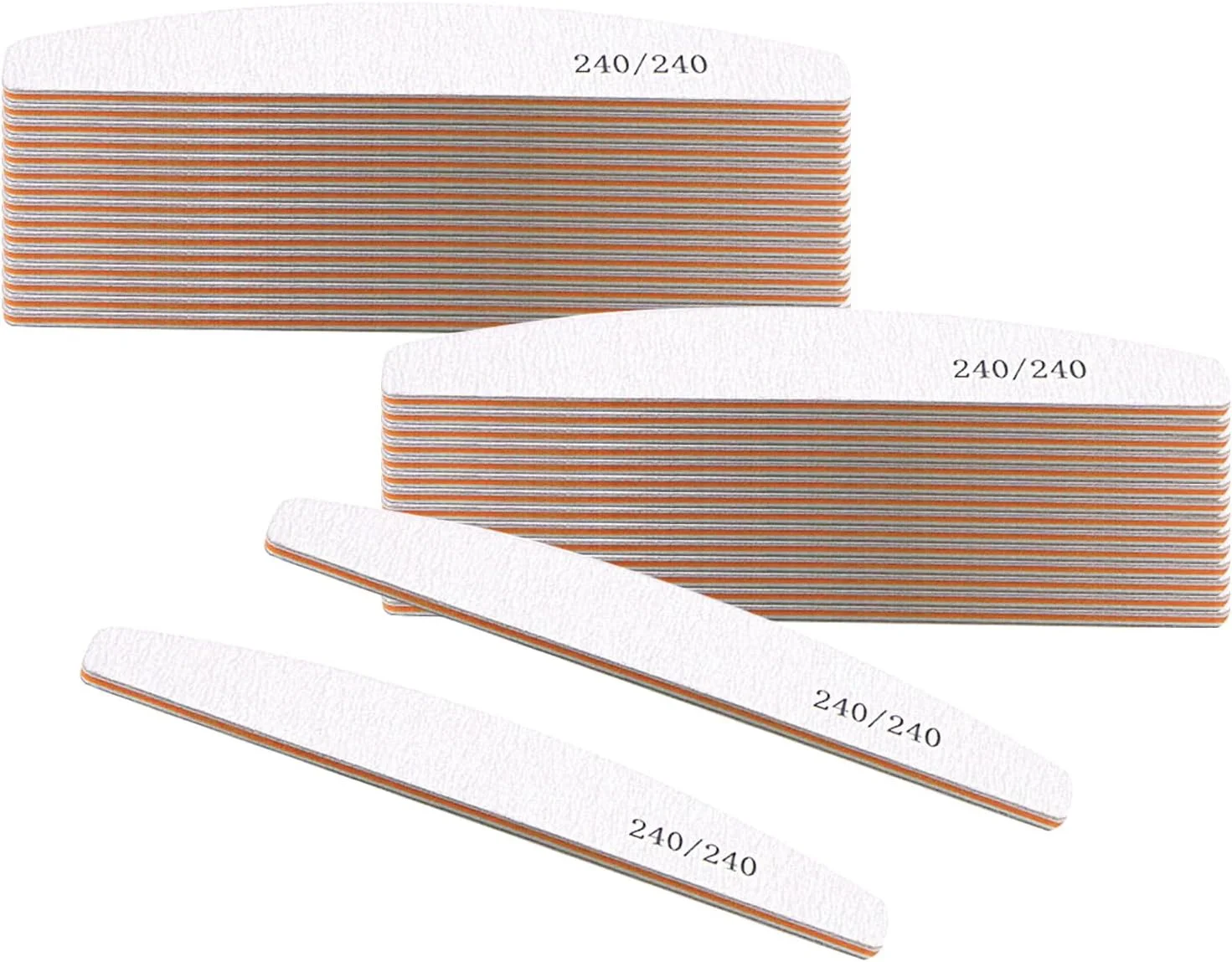 سوهان ناخن ژلی 30 عددی: سوهان ناخن حرفه ای دو طرفه 240/240 برای ناخن های ژلی، سالن و خانه سوهان ناخن ژلی 30 عددی: سوهان ناخن حرفه ای دو طرفه 240/240 برای ناخن های ژلی، سالن و خانه