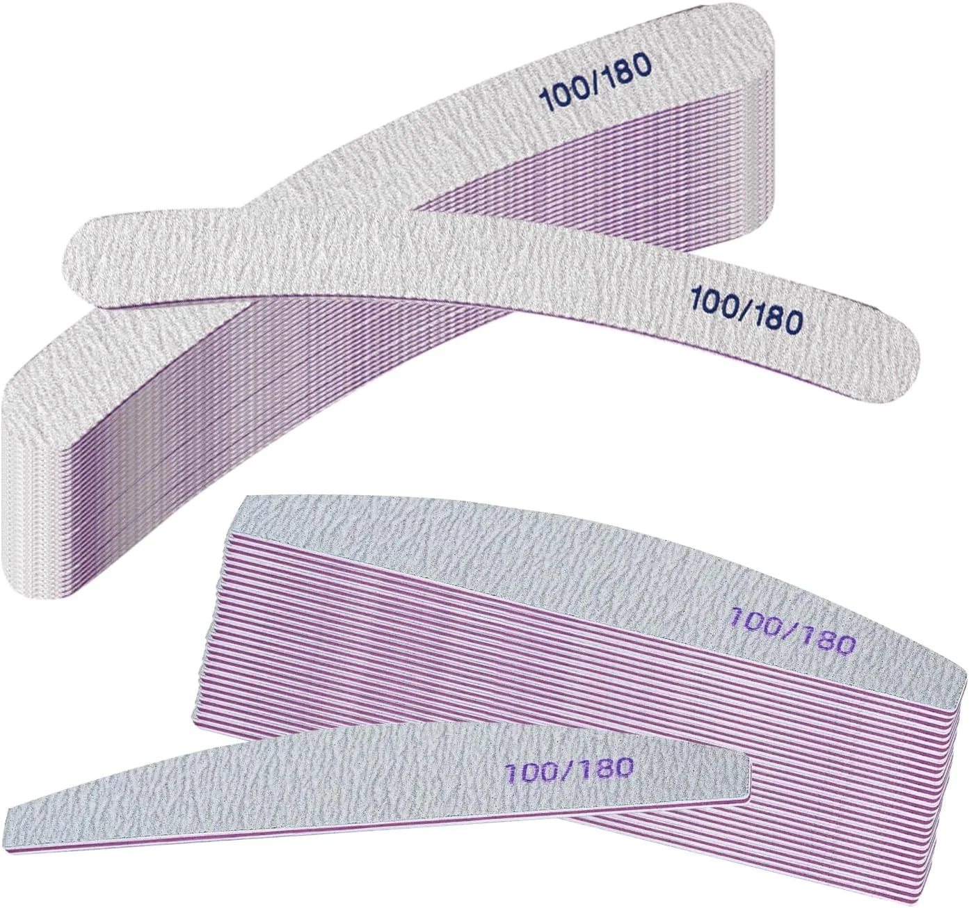 ست حرفه ای 60 عددی سوهان ناخن 100/180: سوهان های دو طرفه برای ناخن های ژلی، سوهان ناخن برای ناخن های طبیعی، سوهان ناخن با کیفیت عالی برای ناخن های ژلی ست حرفه ای 60 عددی سوهان ناخن 100/180: سوهان های دو طرفه برای ناخن های ژلی، سوهان ناخن برای ناخن های طبیعی، سوهان ناخن با کیفیت عالی برای ناخن های ژلی