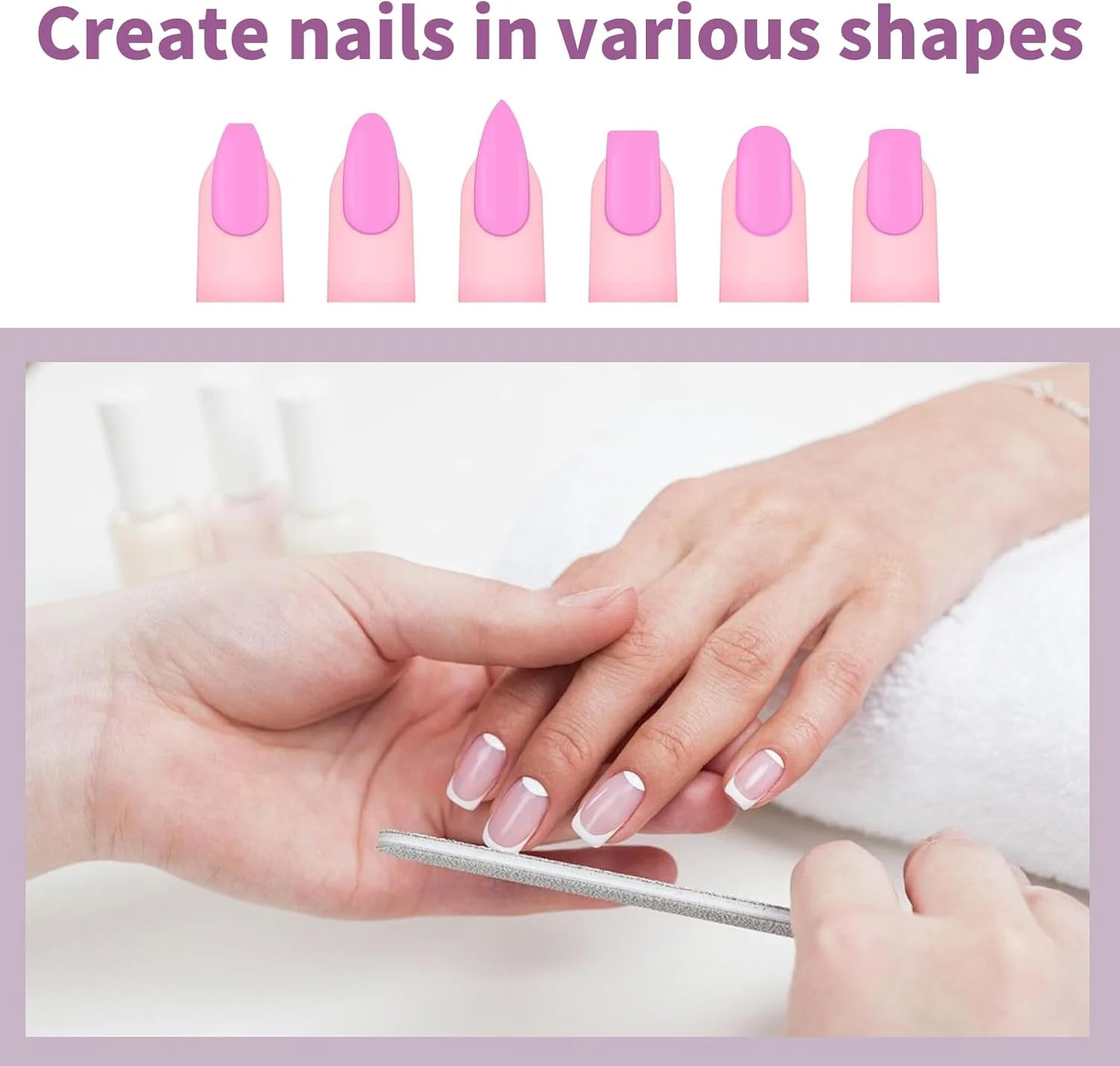 ست حرفه ای 60 عددی سوهان ناخن 100/180: سوهان های دو طرفه برای ناخن های ژلی، سوهان ناخن برای ناخن های طبیعی، سوهان ناخن با کیفیت عالی برای ناخن های ژلی ست حرفه ای 60 عددی سوهان ناخن 100/180: سوهان های دو طرفه برای ناخن های ژلی، سوهان ناخن برای ناخن های طبیعی، سوهان ناخن با کیفیت عالی برای ناخن های ژلی