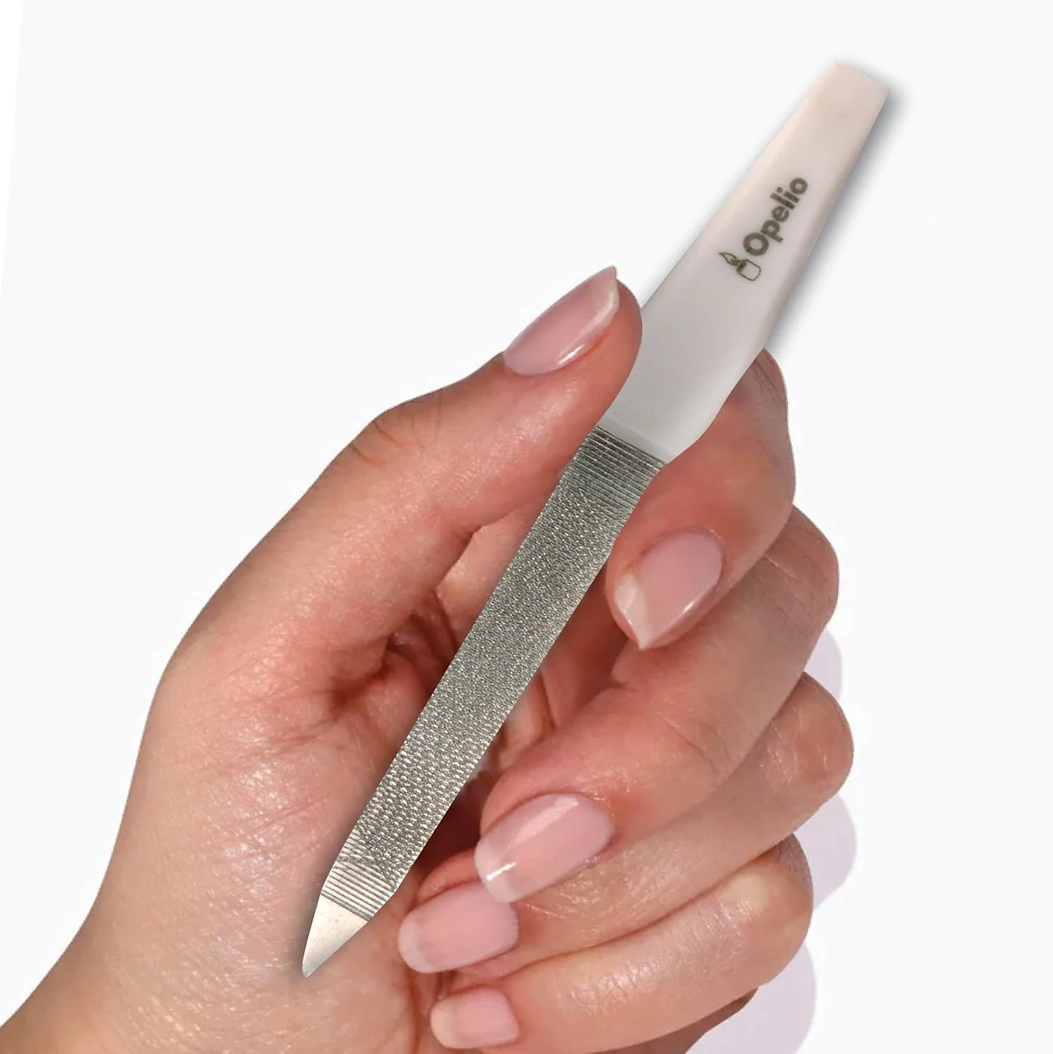 سوهان ناخن Opelio با دسته پلاستیکی - بسته تکی، بادوام و ملایم برای ناخن های طبیعی، مانیکور، پدیکور و صاف کردن لبه ها سوهان ناخن Opelio با دسته پلاستیکی - بسته تکی، بادوام و ملایم برای ناخن های طبیعی، مانیکور، پدیکور و صاف کردن لبه ها