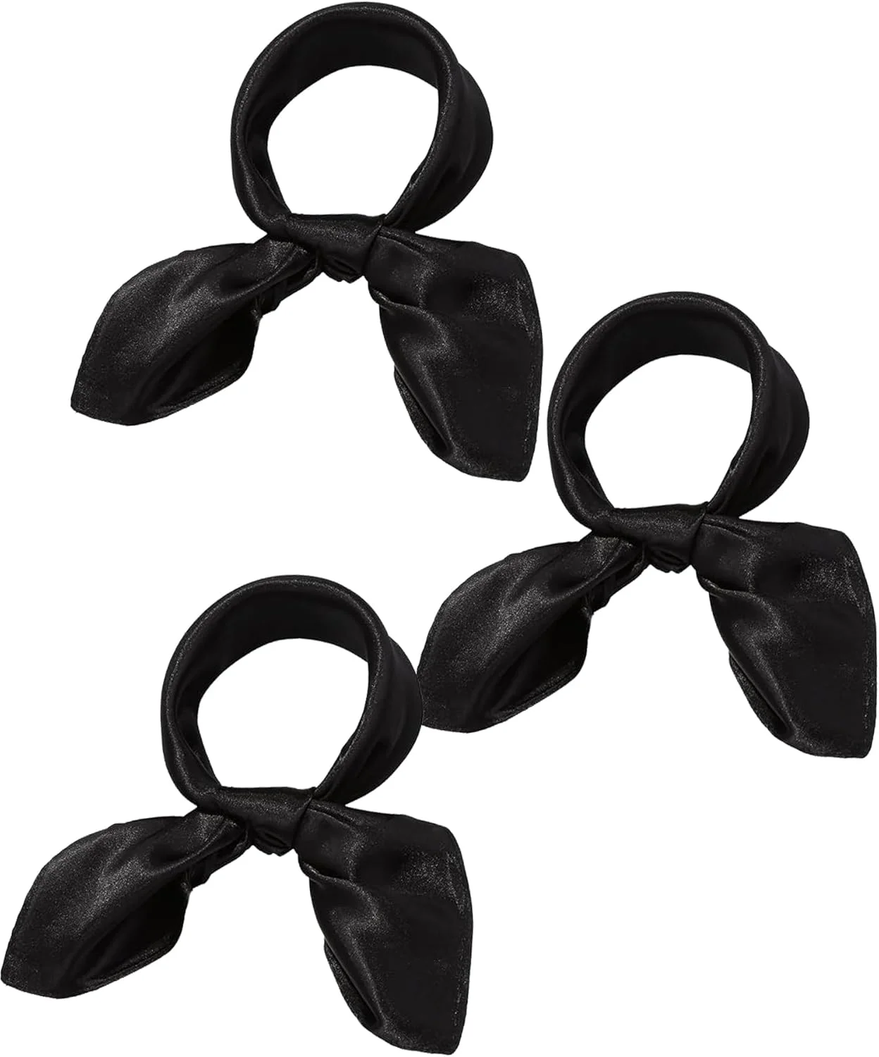 روسری ساتنیور طرح ابریشم، روسری مربعی، روسری سر ساتن، شال گردن برای زنان و دختران