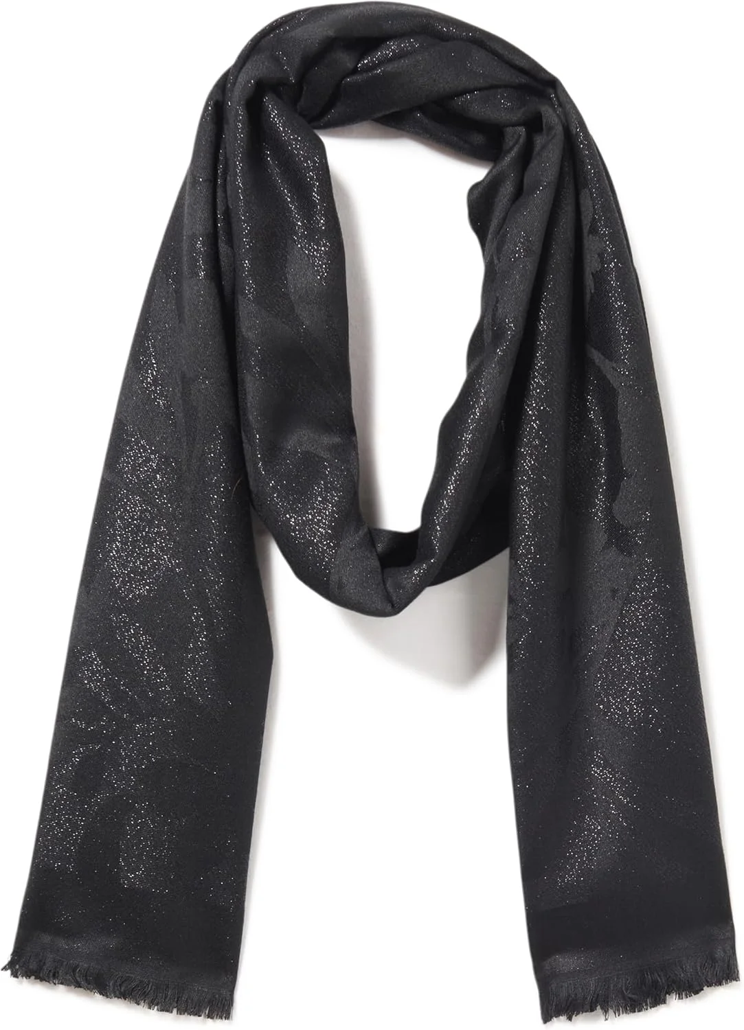 شال پشمی زنانه کالوین کلاین، سبک وزن، طرح شامبری ساده (تک عددی)