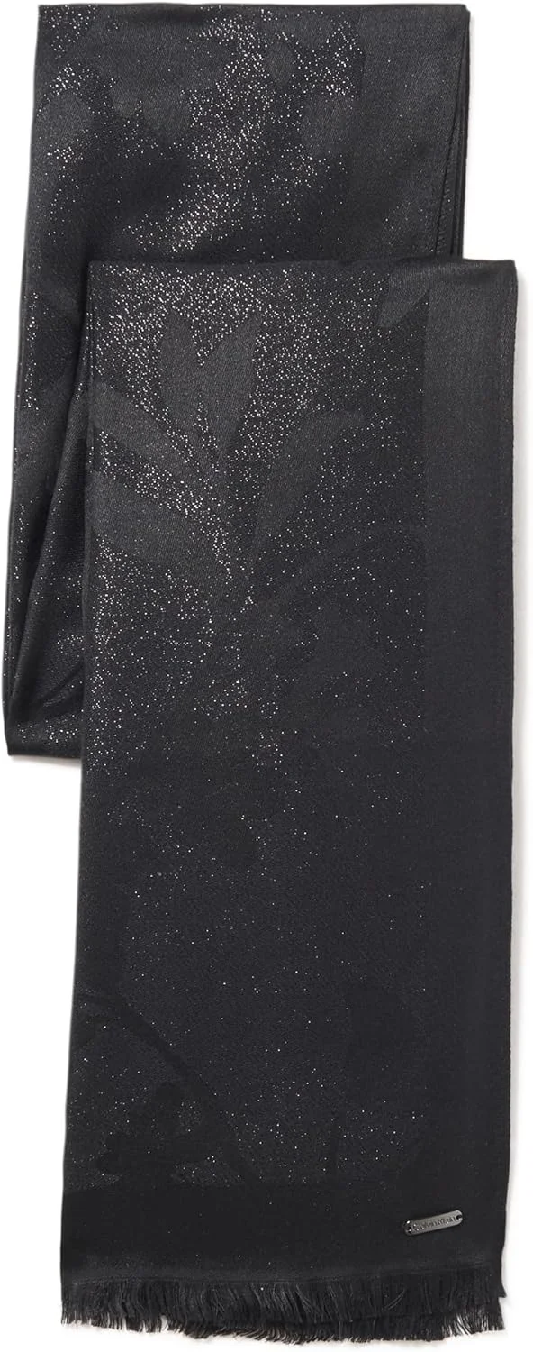 شال پشمی زنانه کالوین کلاین، سبک وزن، طرح شامبری ساده (تک عددی)