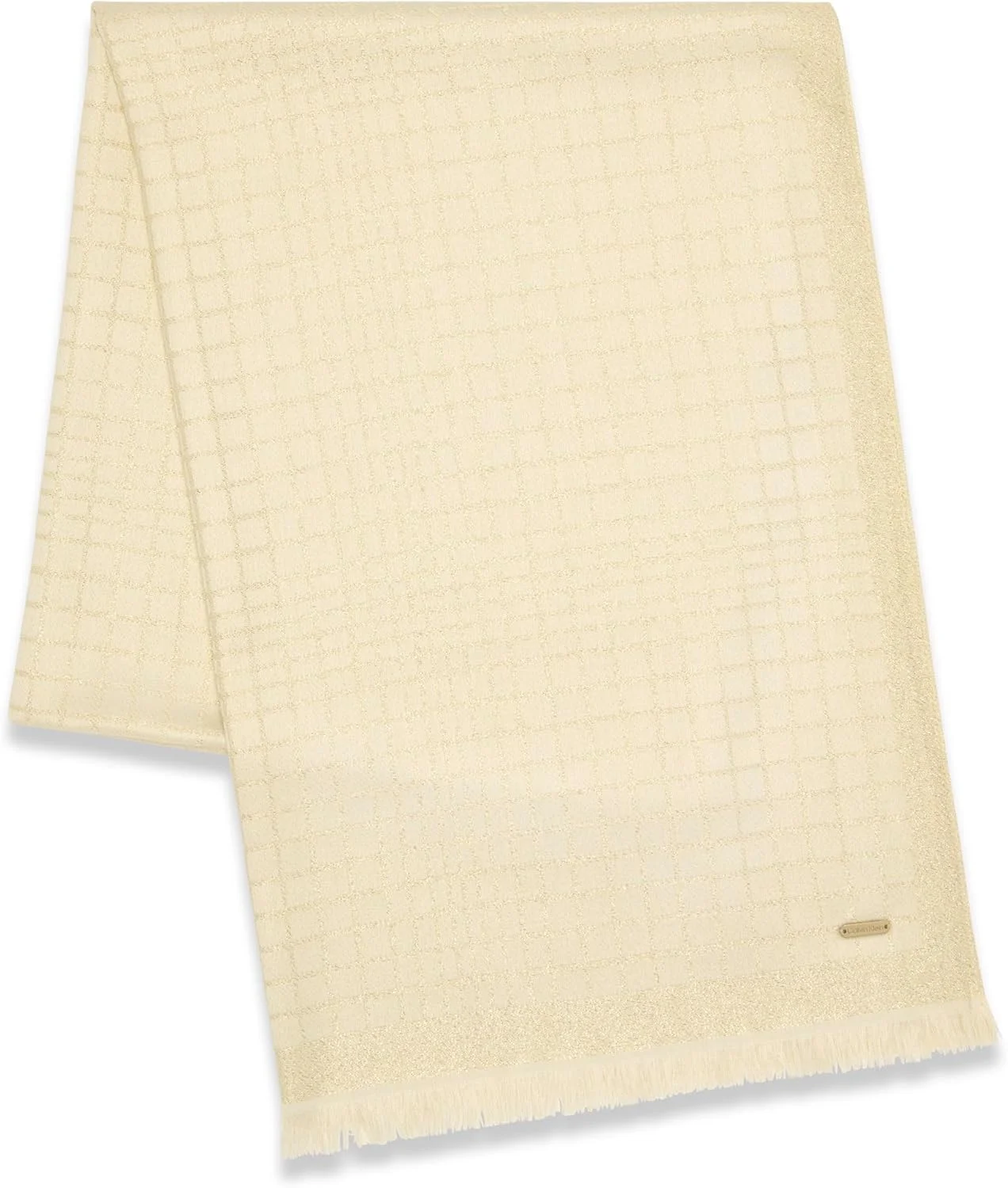 شال زنانه سبک وزن کلوین کلاین طرح پیچشی (تک عددی)