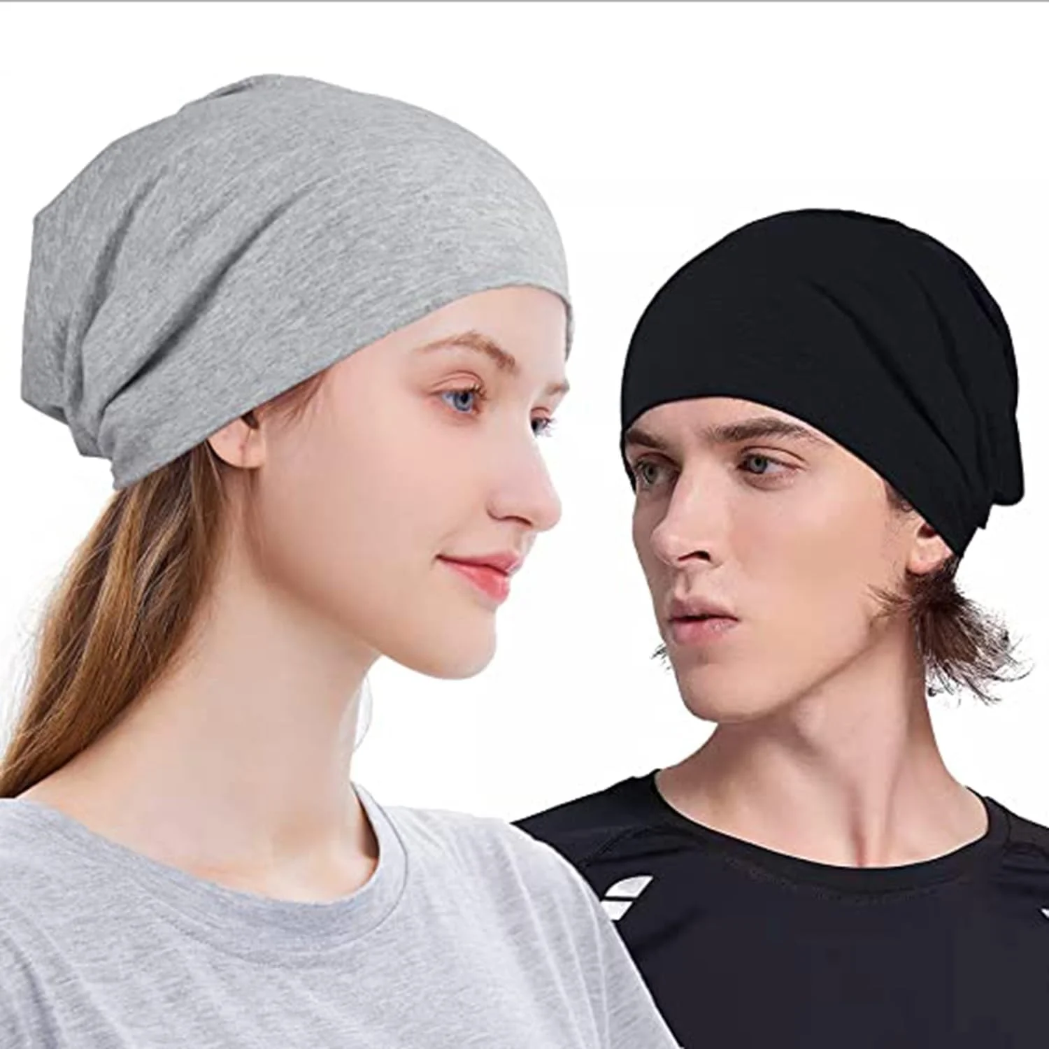 کلاه خواب ساتن ابریشمی قابل تنظیم KASTWAVE برای ریزش مو - بسته 2 عددی