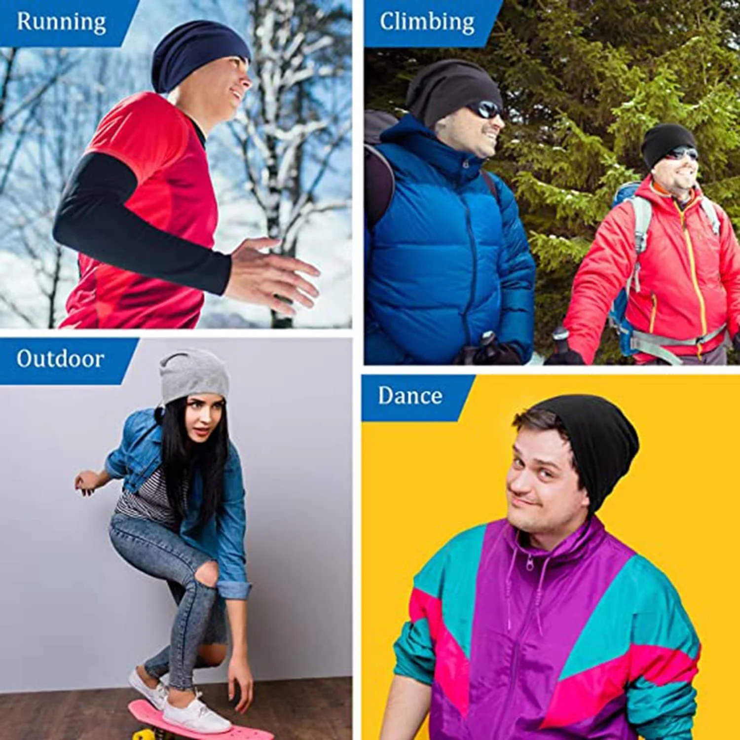 کلاه خواب ساتن ابریشمی قابل تنظیم KASTWAVE برای ریزش مو - بسته 2 عددی