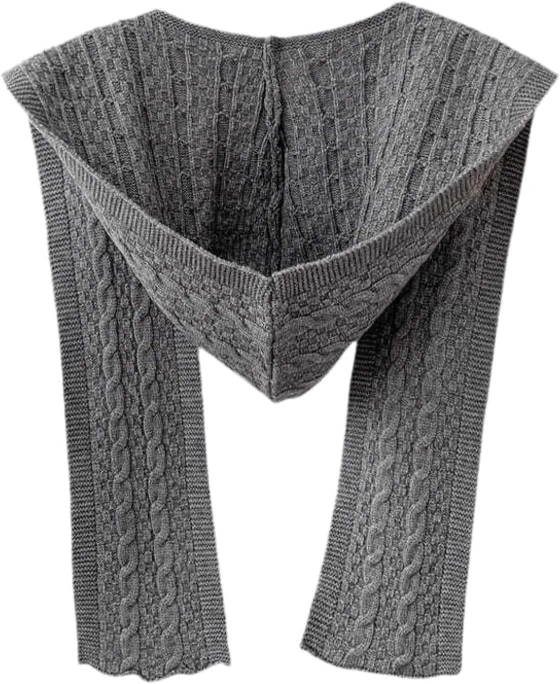 شال گردن کلاه دار بافتنی گرم، شال کلاه دار نرم و راحت 2 در 1 برای مردان و زنان، لوازم جانبی هوای سرد در فضای باز برای پاییز و زمستان، هدیه شیک