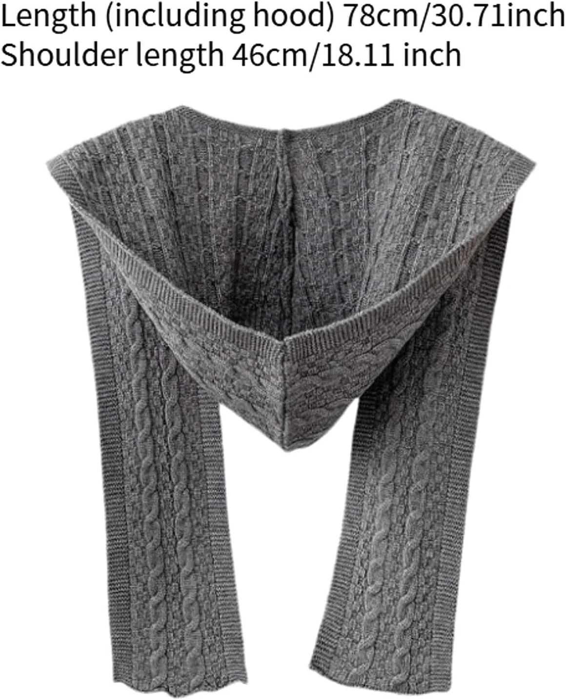 شال گردن کلاه دار بافتنی گرم، شال کلاه دار نرم و راحت 2 در 1 برای مردان و زنان، لوازم جانبی هوای سرد در فضای باز برای پاییز و زمستان، هدیه شیک