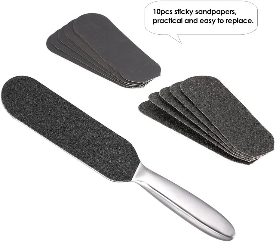 ست سوهان پای استیل ضد زنگ Anself با سوهان دو طرفه و 10 عدد کاغذ سنباده ست سوهان پای استیل ضد زنگ Anself با سوهان دو طرفه و 10 عدد کاغذ سنباده