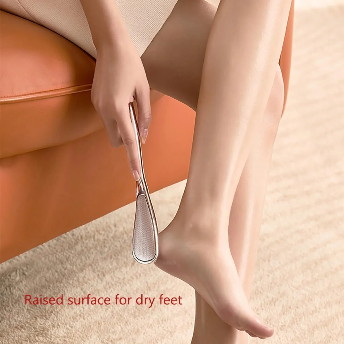 سوهان پا Anbjin، دو طرفه استیل ضد زنگ، از بین برنده پینه پا، ابزار مراقبت از پا با دسته بلند برای پدیکور، برای از بین بردن پینه های سخت پوست برای پاهای مرطوب و خشک