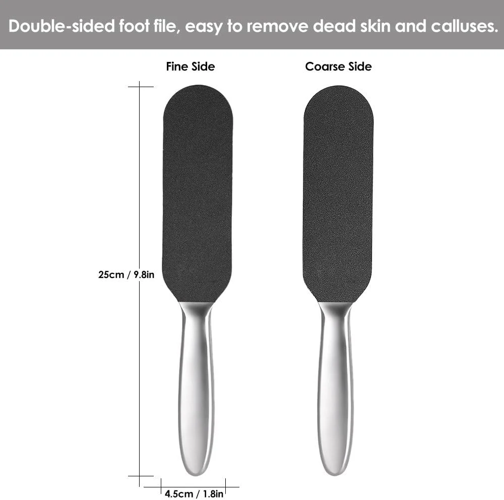 ست سوهان پای استیل ضد زنگ Anself با سوهان دو طرفه و 10 عدد کاغذ سنباده ست سوهان پای استیل ضد زنگ Anself با سوهان دو طرفه و 10 عدد کاغذ سنباده